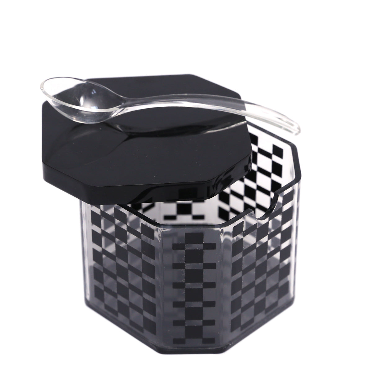 Black Diamond Cut Sugar Pot - Habitt