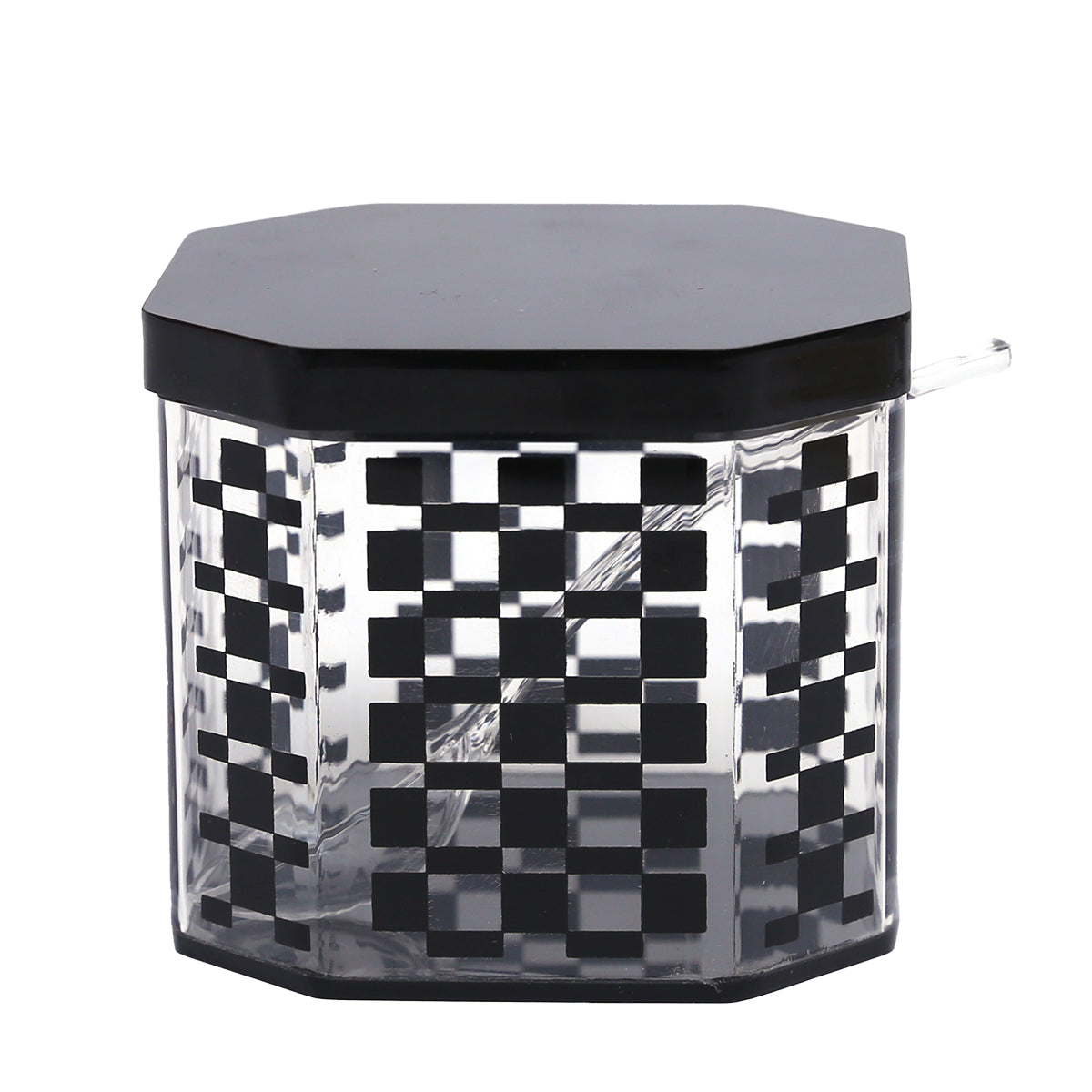 Black Diamond Cut Sugar Pot - Habitt