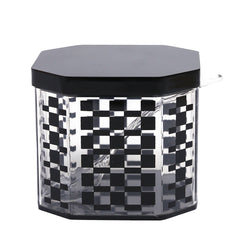 Black Diamond Cut Sugar Pot - Habitt