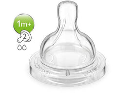 Silicone Teats 1m+ / 2h PK2 - Habitt