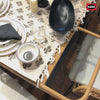 30PCS  6 Person Dinner Set Geometric Black