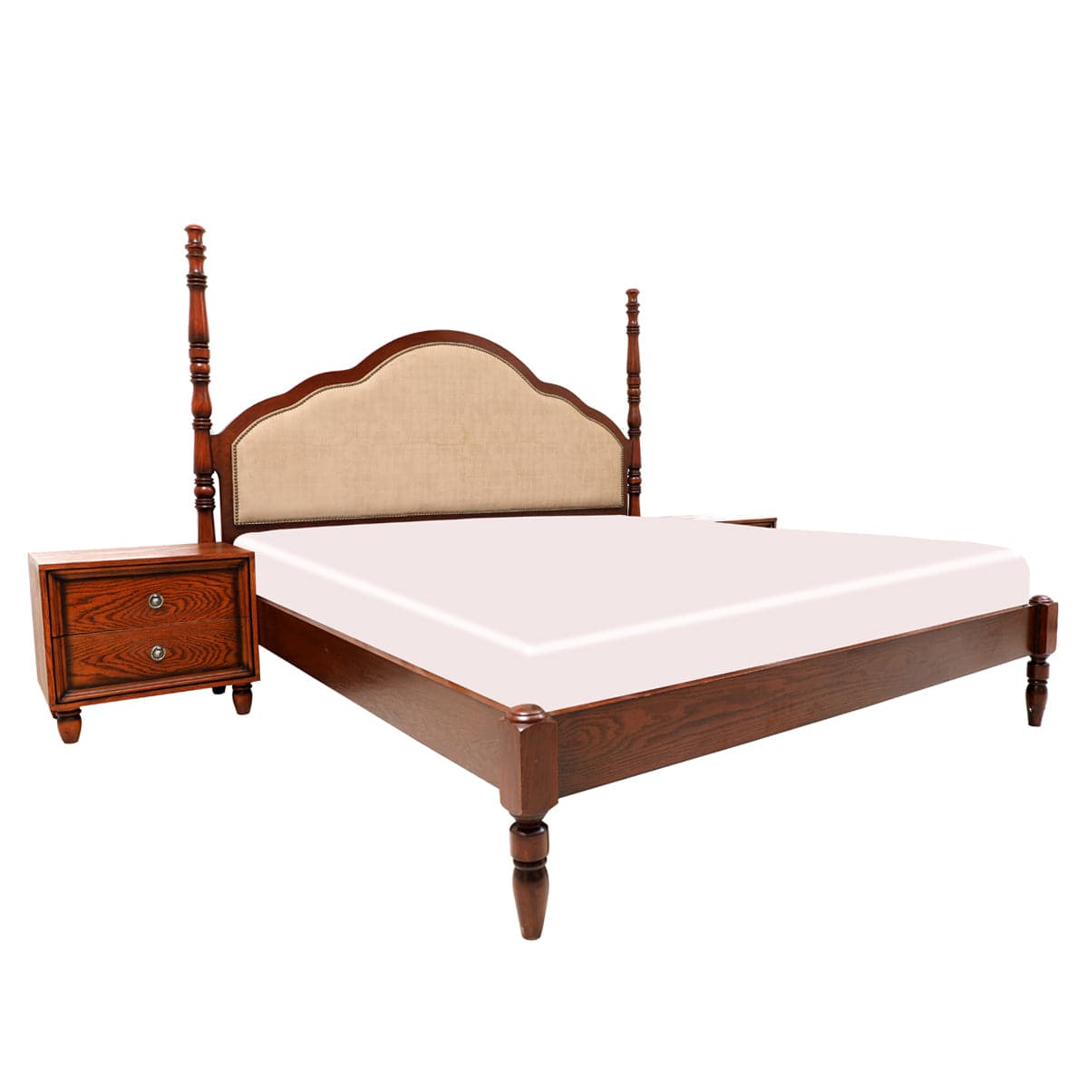 Jordan Bed with two Side Tables
