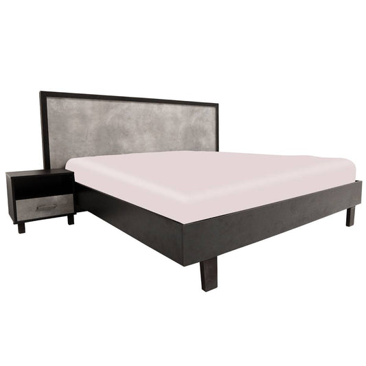 Oxford Bed with two Side Tables