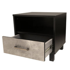 Oxford Bed with two Side Tables