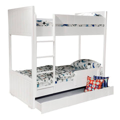 White house bunk bed 2 story