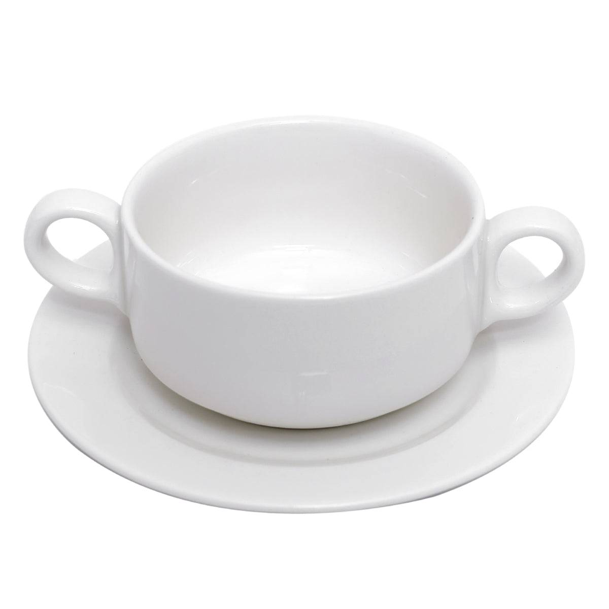 SOUP BOWL W/SAUCER 11CM RKBACS30/ST01 - Habitt