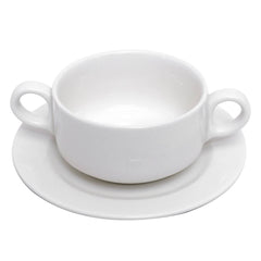 SOUP BOWL W/SAUCER 11CM RKBACS30/ST01 - Habitt