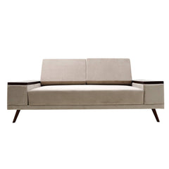 Nimoy X Wooden Arm Sofa