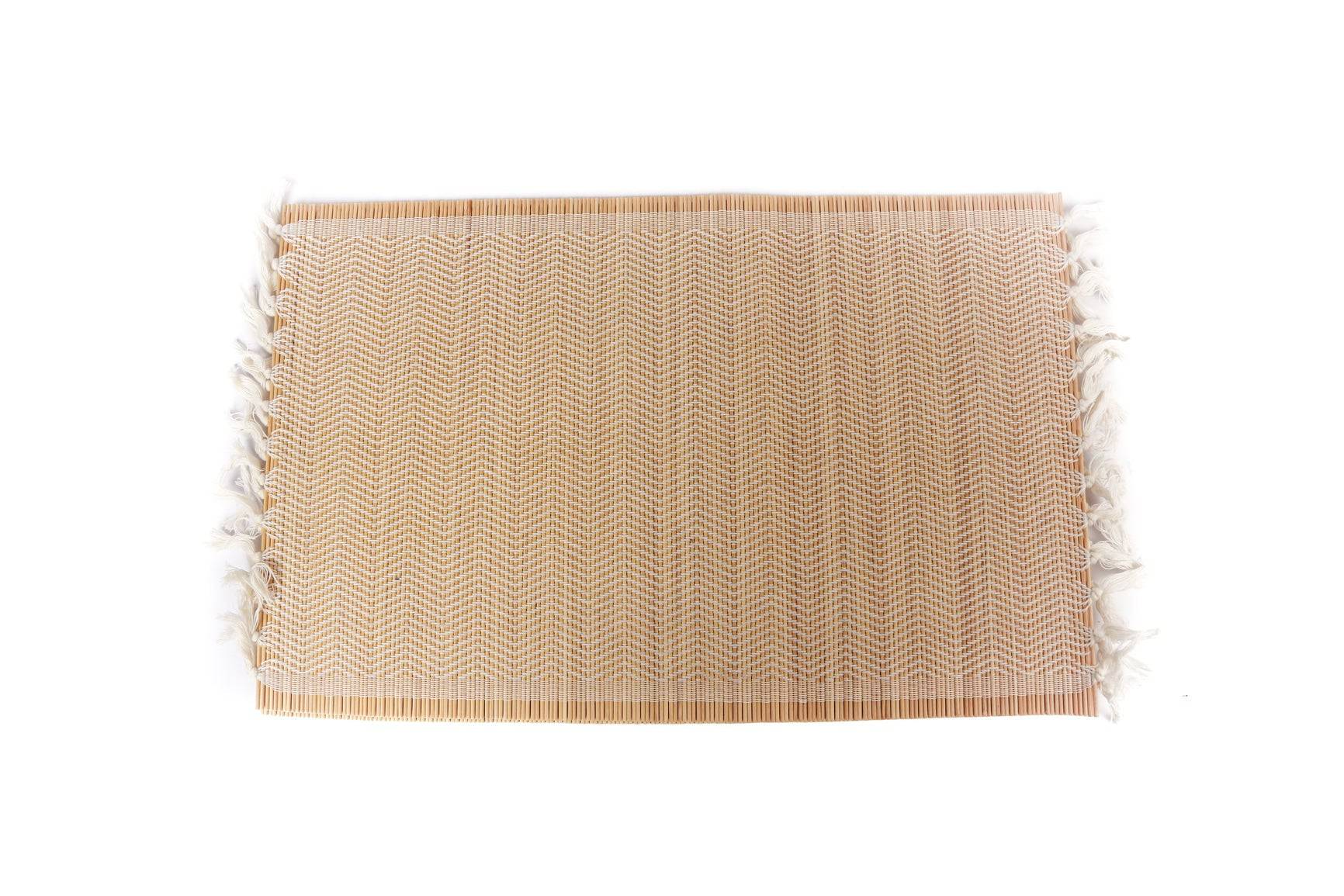 Bamboo Placemats White (13x19) - Habitt